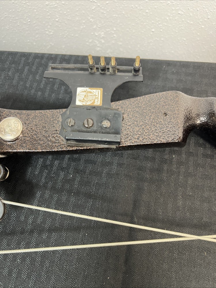 Bear Whitetail Hunter Compound Bow Takedown -Brown Riser Limbs -Proline Sight