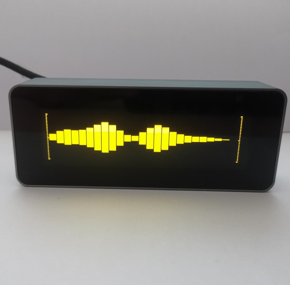 Hi-end OLED Sound Level Meter Audio Spectrum Analyzer Dot Matrix Digital Clock