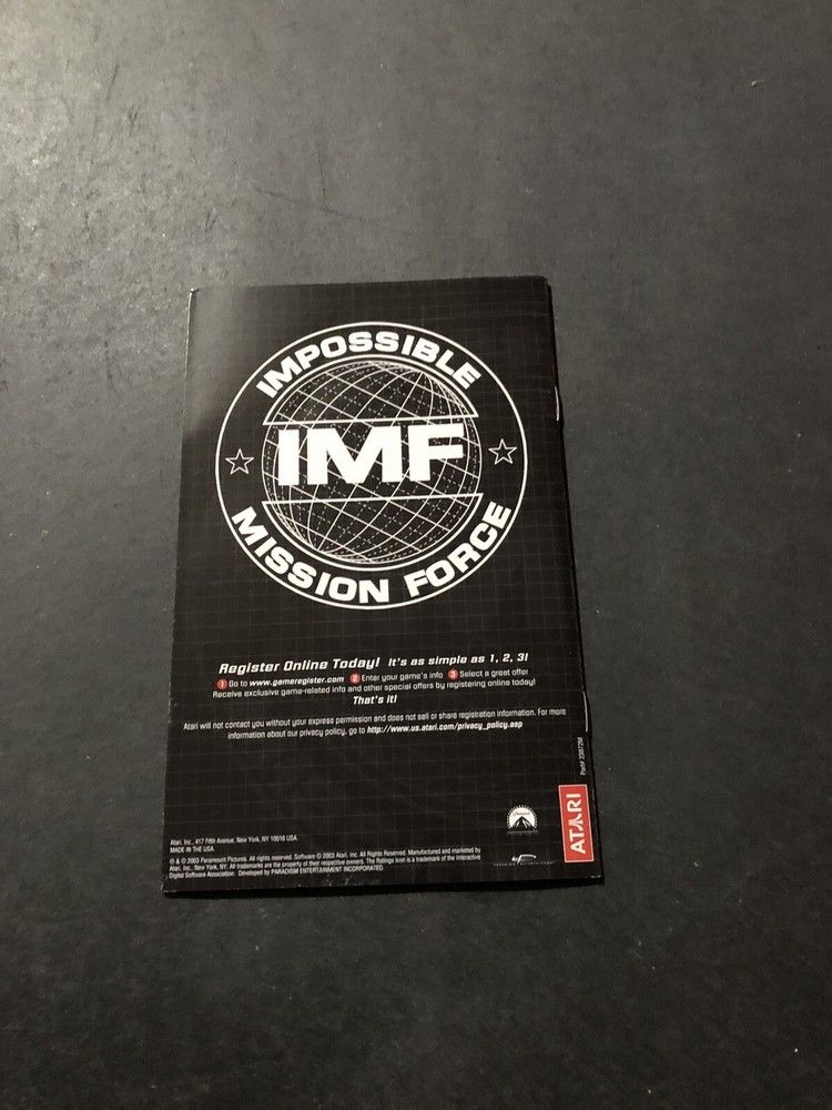 mission impossible operation surma ps2 manual Only