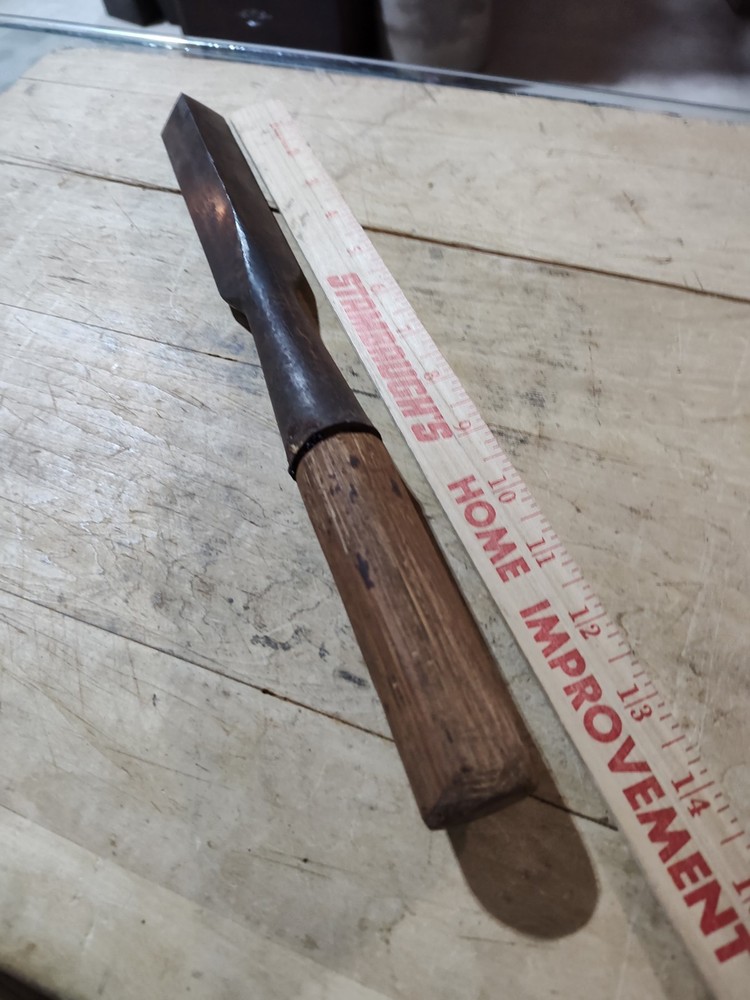 Early Merrill 7/8" Socket Corner Chisel Timber Frame Shipwright Timberframe