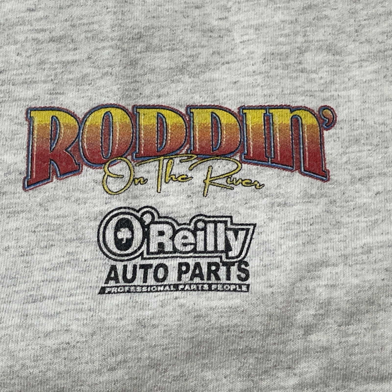 Belton Tough Tee XL Men's Gray Single Stitch Cotton Roddin 2023 On The River