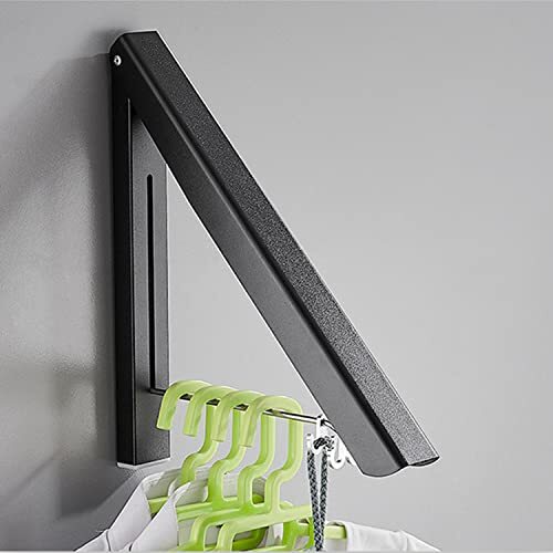 2Pack Retractable Clothes Drying Rack Wall Mounted Collapsible Laundry Hanger