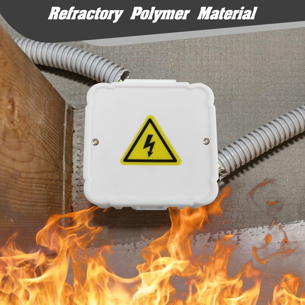 Open Splice Junction Box 6 Pack Quick Repair Wire Splice Electrical Box