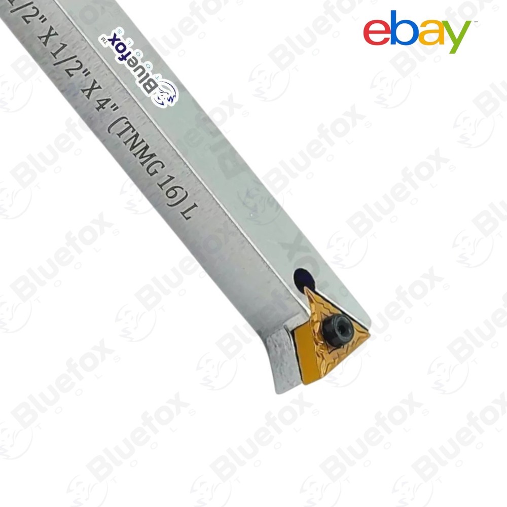 2 Pcs Indexable Fly Cutter Tool Bit 1/2" Shank – TNMG16 Insert