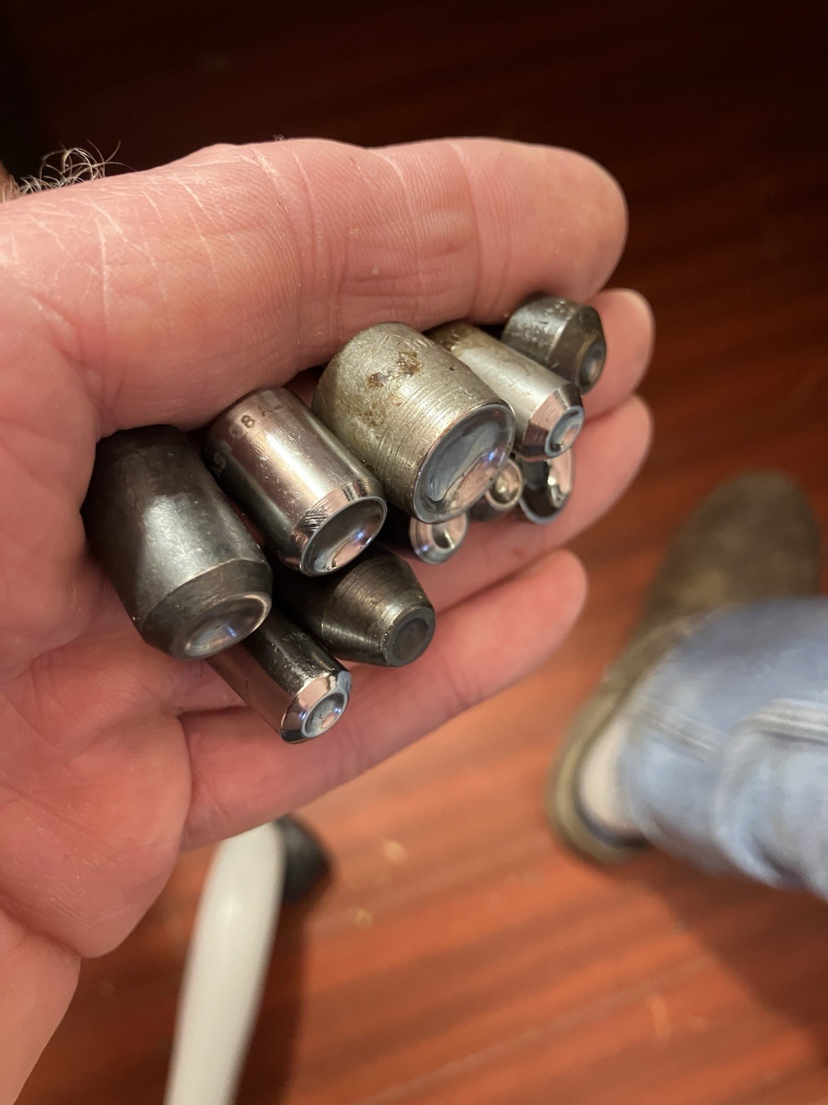 Lot 20 Hand Rivet Squeezer Die 3/16 Shank Aircraft Aviation Tools #2 Belly Tank