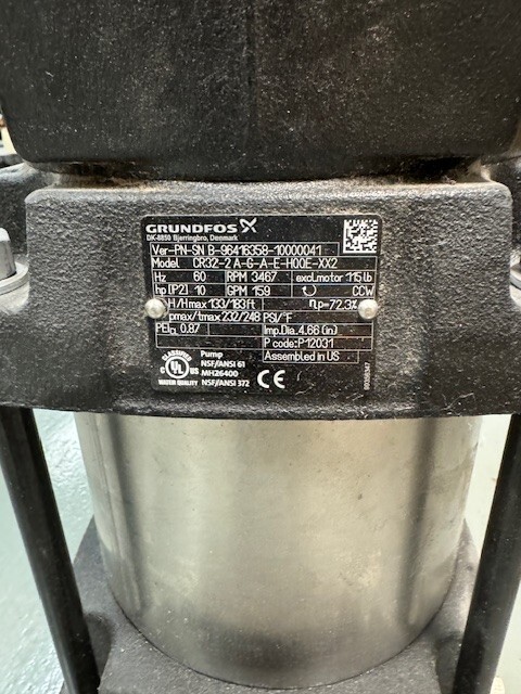 GRUNDFOS PUMP & MOTOR