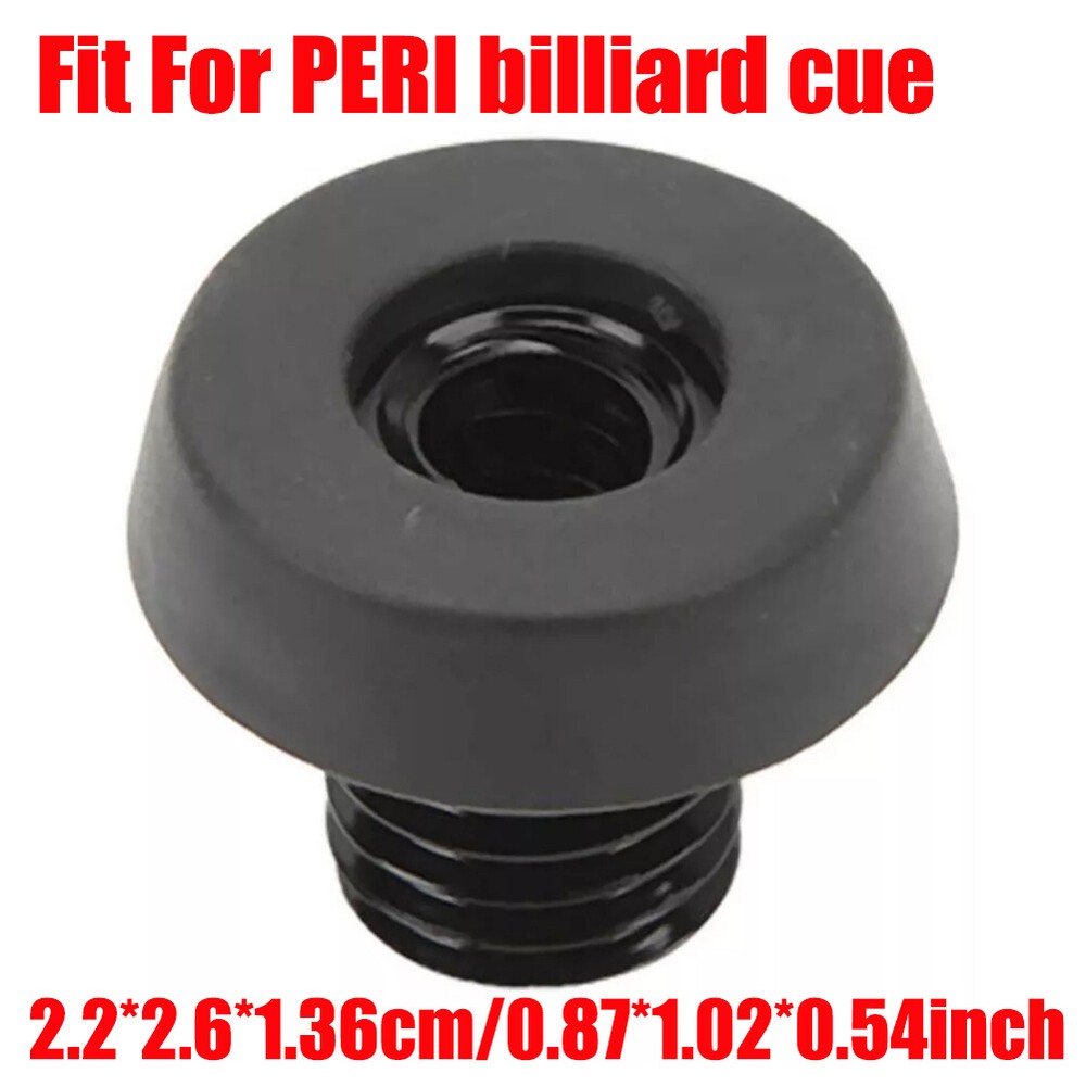 2PCS Pool Cue Back Plug Screw Bottom Bumper Protector for PERI Billiard Cue US