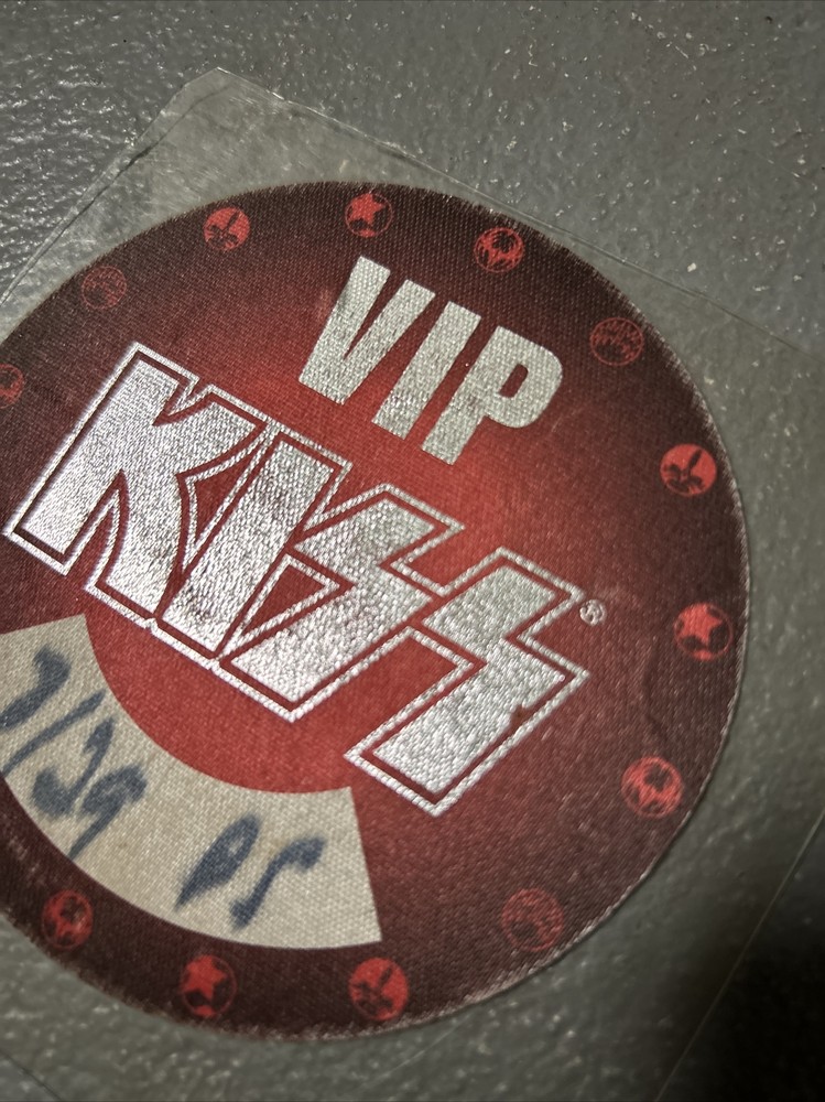 Vintage KISS VIP PASS dated 8/29