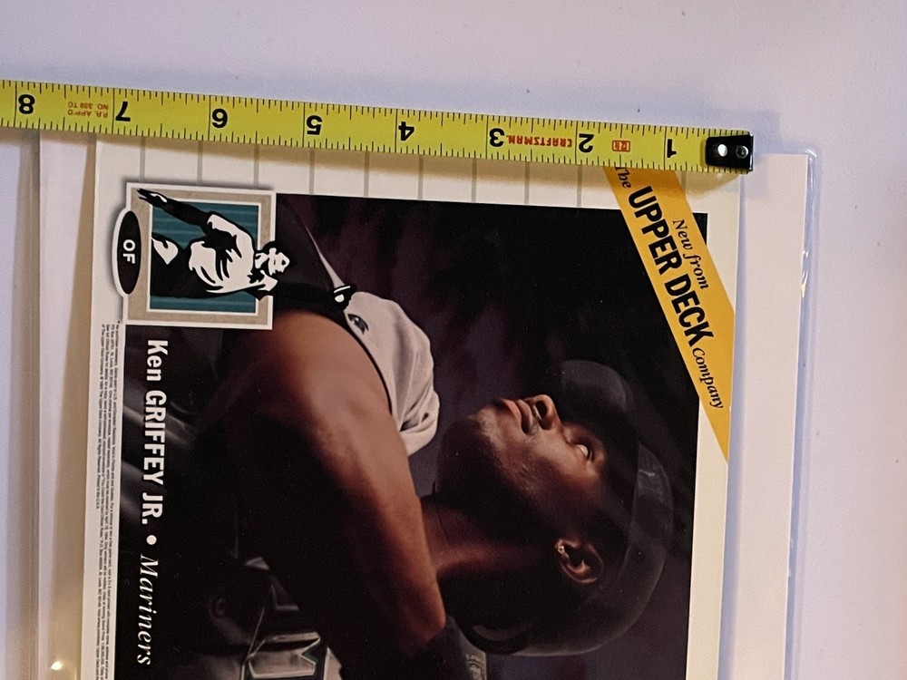 Griffey Jr 1994 Upper Deck Cardboard Store Display Header
