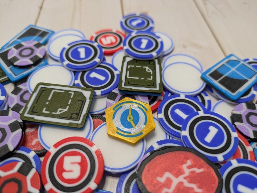 Android Netrunner LCG Full Core Set Replacement Durable Tokens