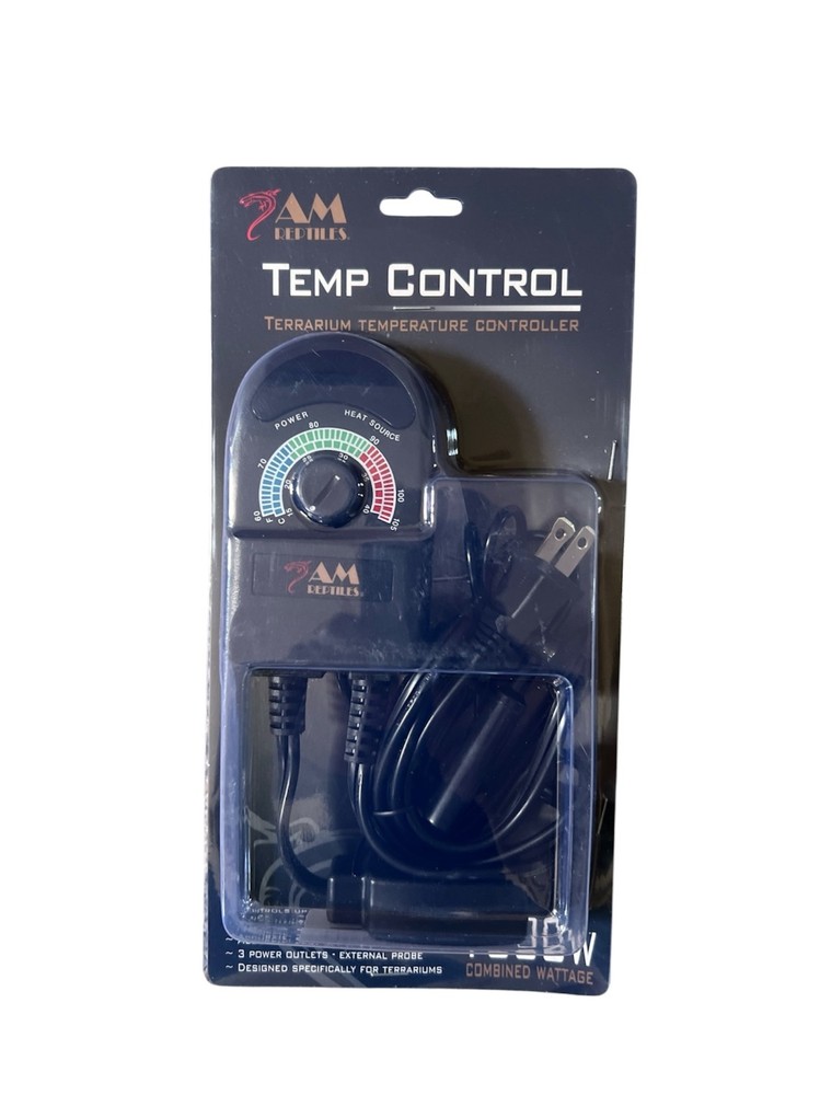 Reptile Terrarium Temperature Controller 1000W - External Probe