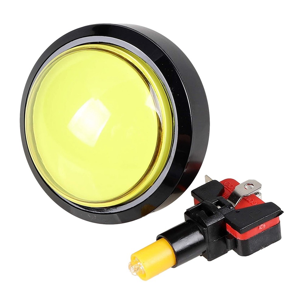 5x buttons 60mm dome 2.36 LED button with micro switch for Arcad3657