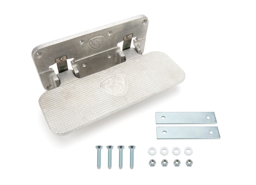 Hitch Mount Step Board Matte Fold Away Hitch Mounted Step Flat Mount Mega Step