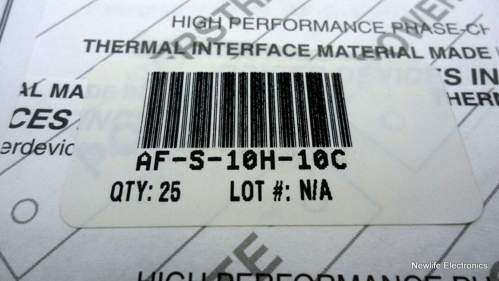 HP AF-S-10H-10C Phase Change Thermal Interface