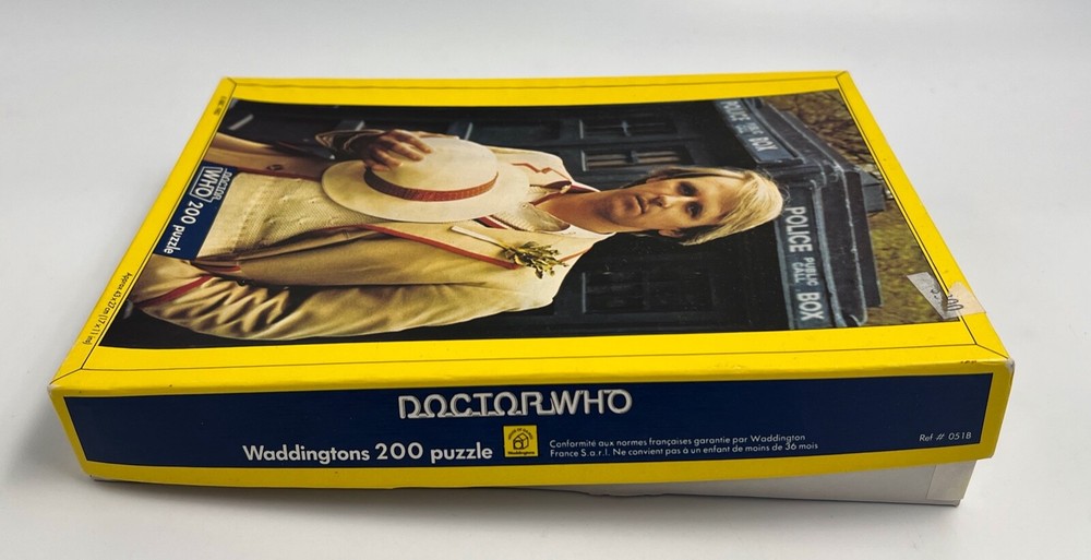 VINTAGE 1982 DOCTOR WHO WADDINGTONS 200 PC PUZZLE