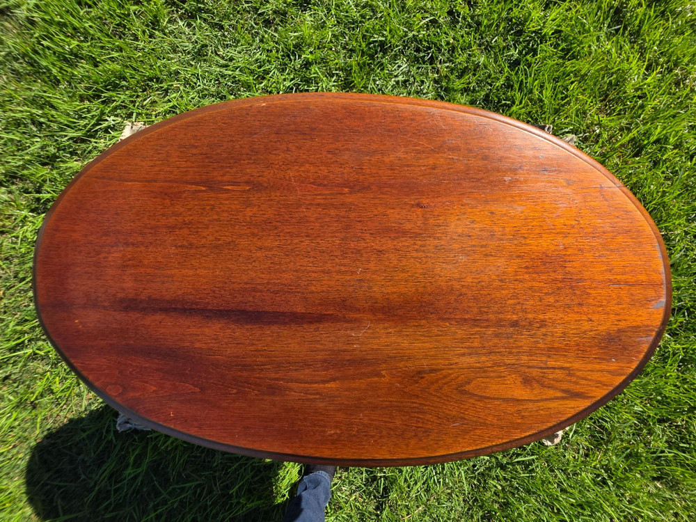 Antique Turned Bobbin Legs, 2 Tier, Parlor Side Table, Solid Wood