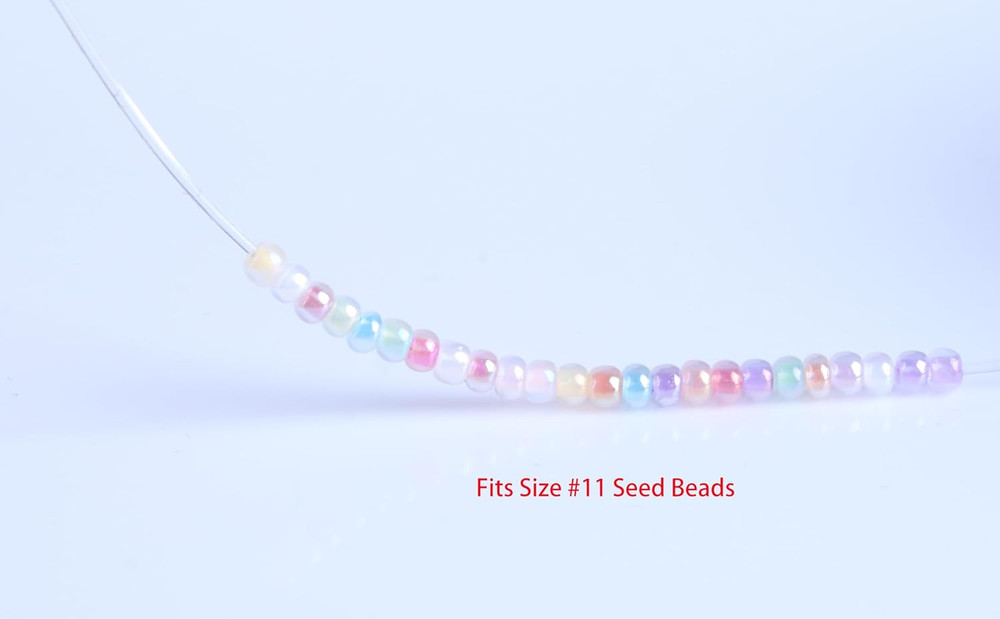 0.6Mm Stretchy Bracelet String, 38 Yards Elastic Crystal String,Thin Elastic Bea