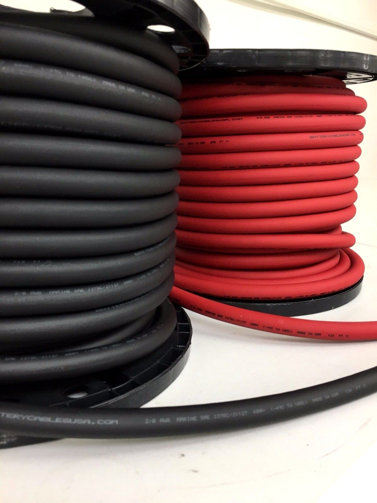 Battery Cable 1/0 or 2/0 Gauge AWG Extreme Pure Copper Power Wire Made in USA