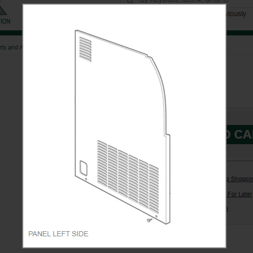 PANEL LEFT SIDE #1011411-11