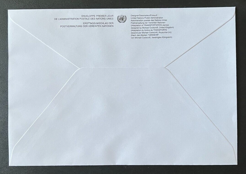 U.N. 1997 Transportation Large FDC All Three Offices