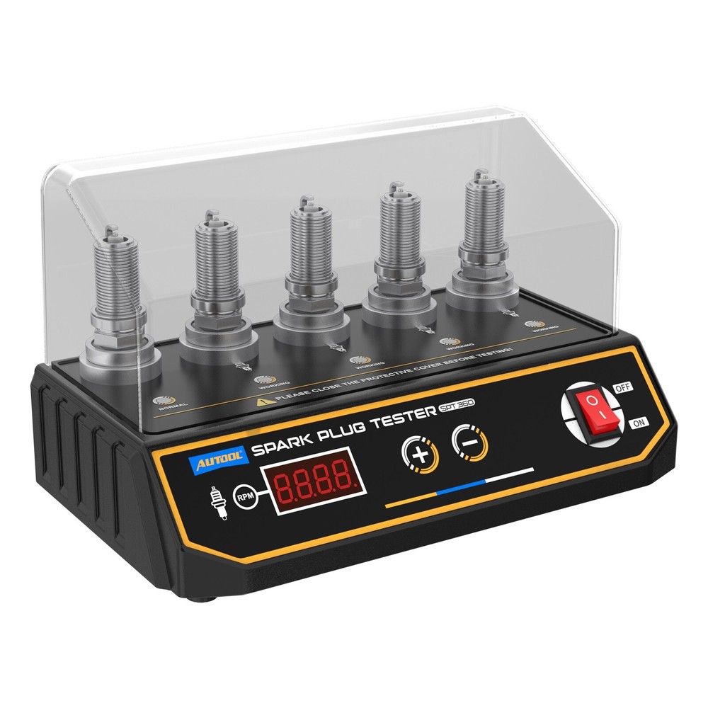 Car Spark Plug Tester 12V Ignition Spark Plug Analyzer 5 Holes Diagnostic Tool