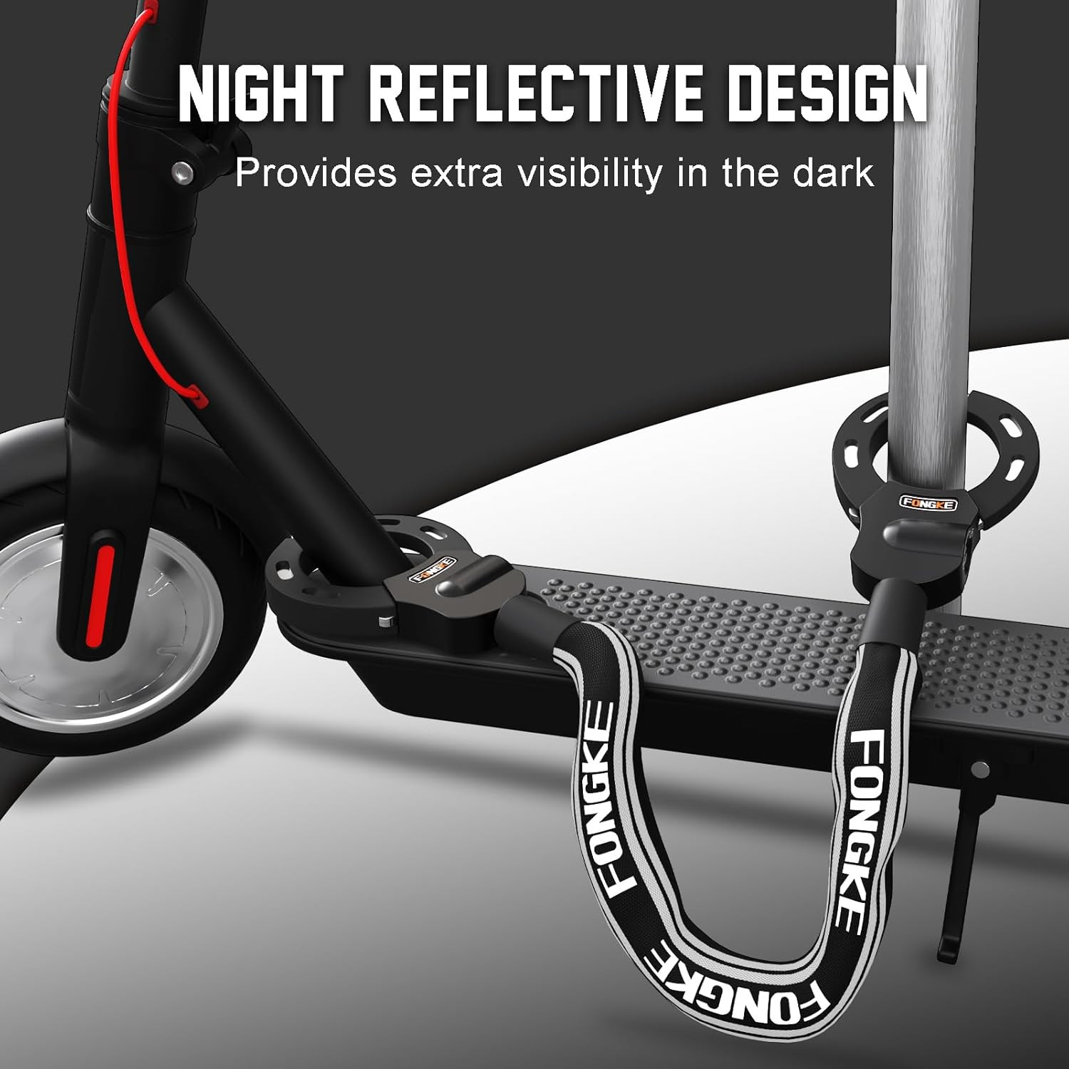 Electric Scooter Locks Anti Theft, Scooter Lock with Key, Bike Locks Heavy Duty,