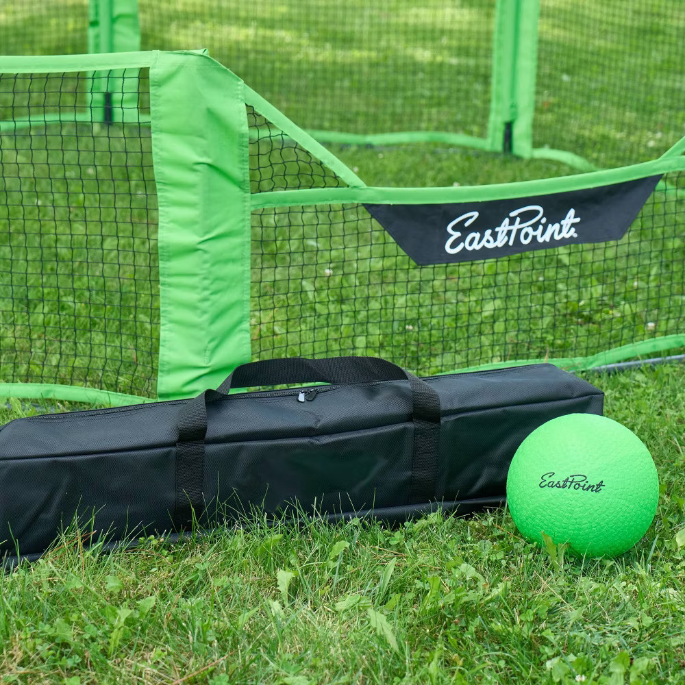 Eastpoint Gaga Ball Pit: Steel Toss Game Set for 4+ Players