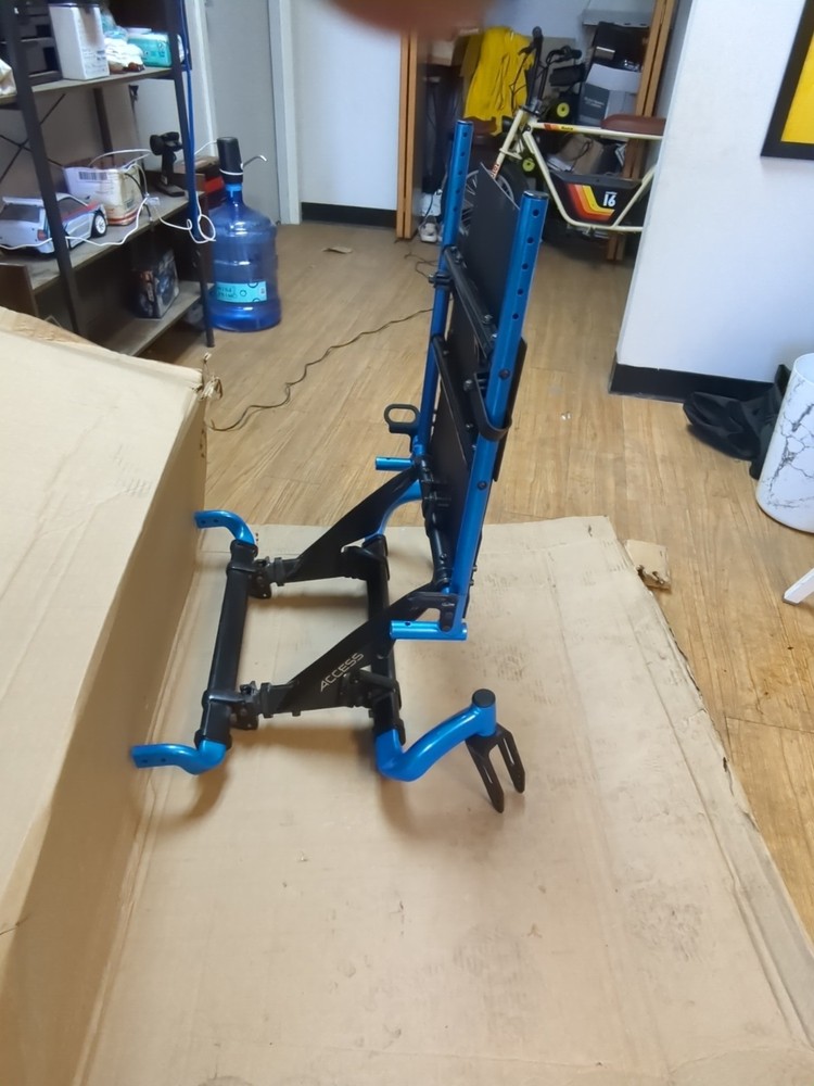 Quickie Access Manual Wheelchair Frame Blue