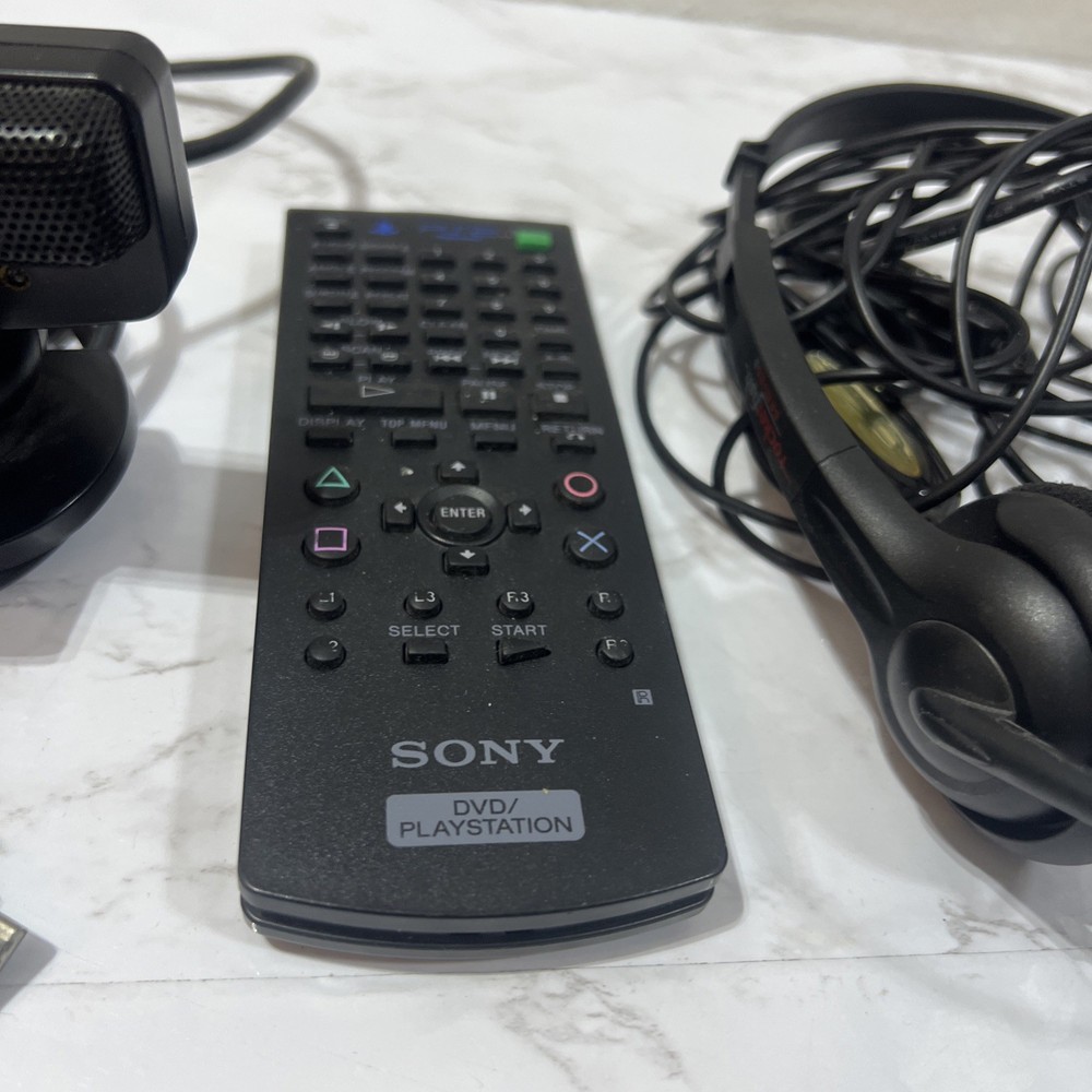 Genuine Sony PlayStation PS3 USB Move Motion Eye Camera - DVD Controller & Mic