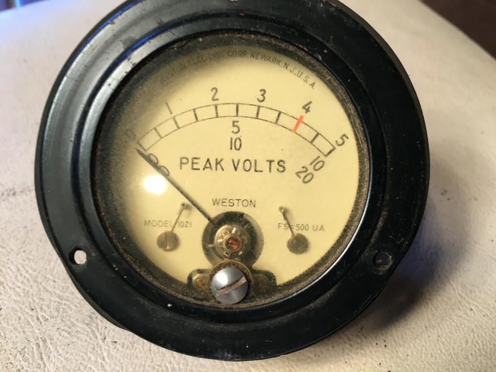 Weston Model 1021 Peak Volts Meter