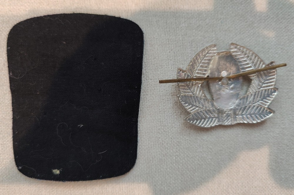 Ukraine hat badge and patch Armed Forces 2000s pair