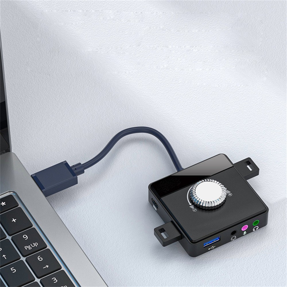USB2.0 Sound Card Audio Adapter For Desktop Laptop Notebook Computer PC