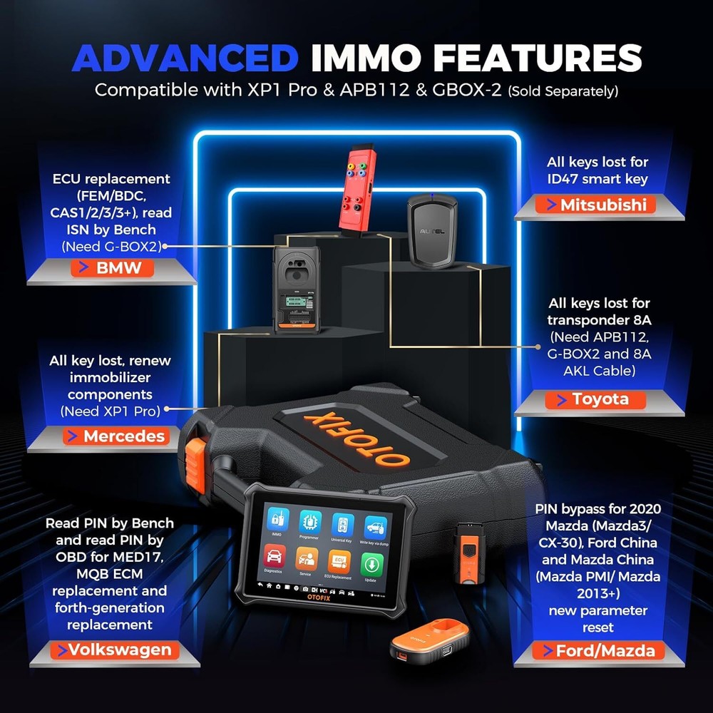 OTOFIX IM1 IMMO Key FOB Programming Tool Auto Car Full System Diagnostic Scanner