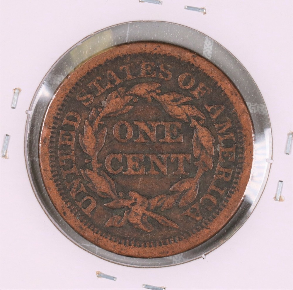 1851 Braided Hair Large Cent #4