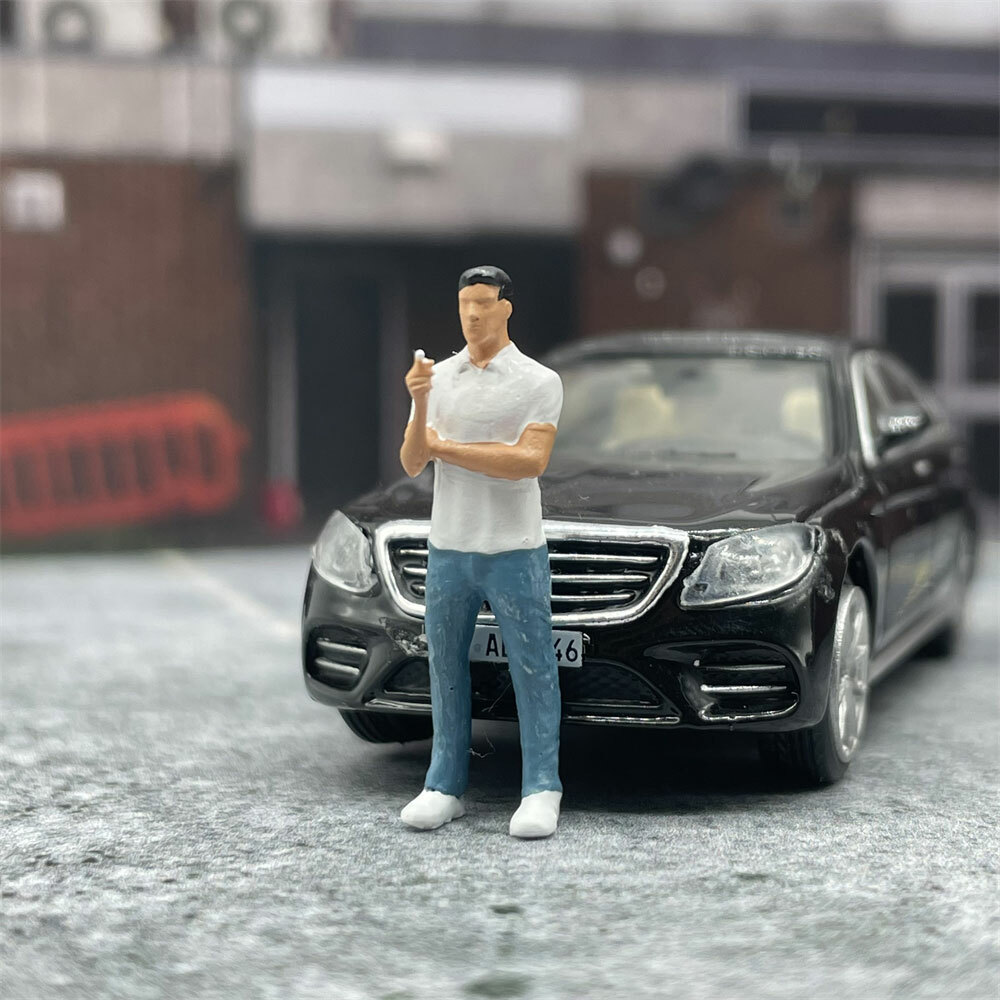 1/64 Scale Model Initial D Fujiwara Bunta Miniature Dioramas Static Scene Model