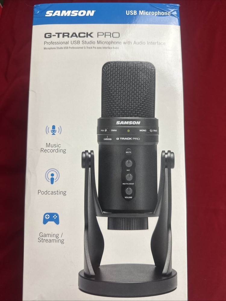 Samson G-Track Pro USB Microphone - Black