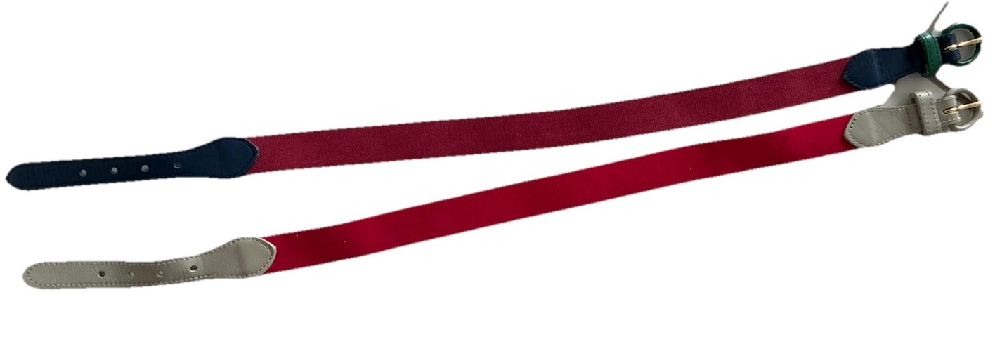 Toddler/Boy’s Gymboree Vintage (90s)  STRETCH Two (2) Belts 24” Long Pre-own