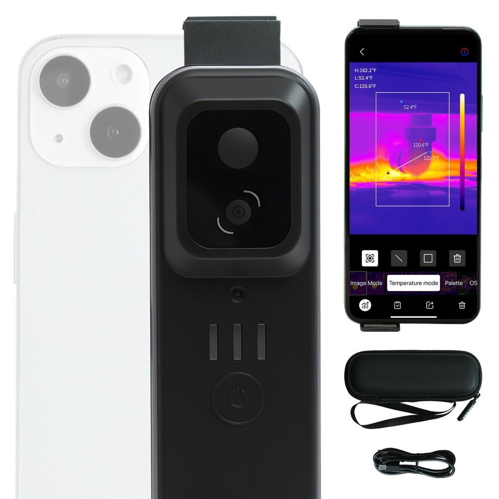256x192 IR Resolution Wireless Infrared Thermal Camera for Android & iOS WiFi