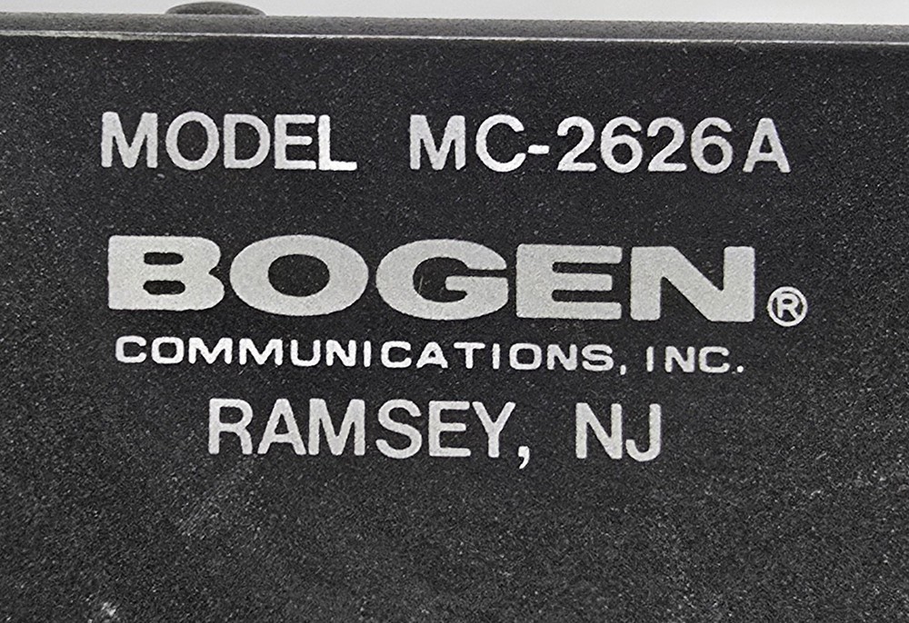 BOGEN MC-2626A Power Supply for a Multicom 2000