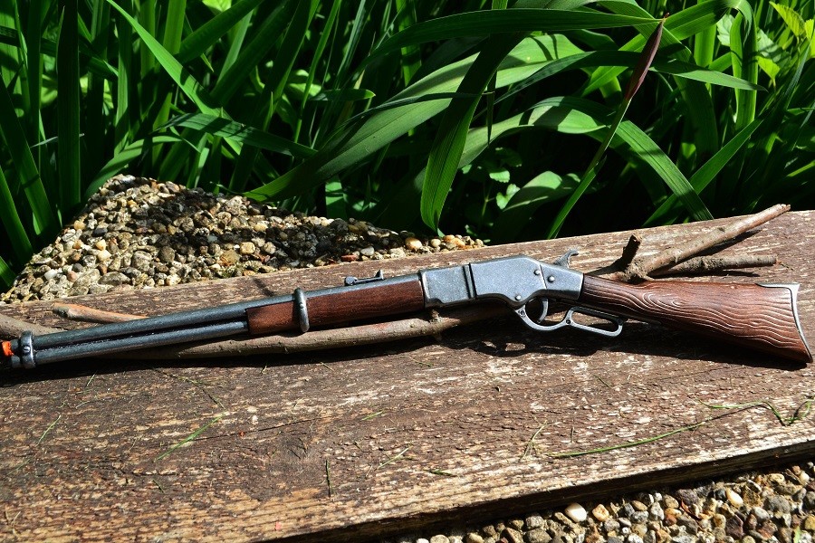 MINIATURE Winchester M1866 Lever-Action Carbine Rifle - 1866 - Denix Replica