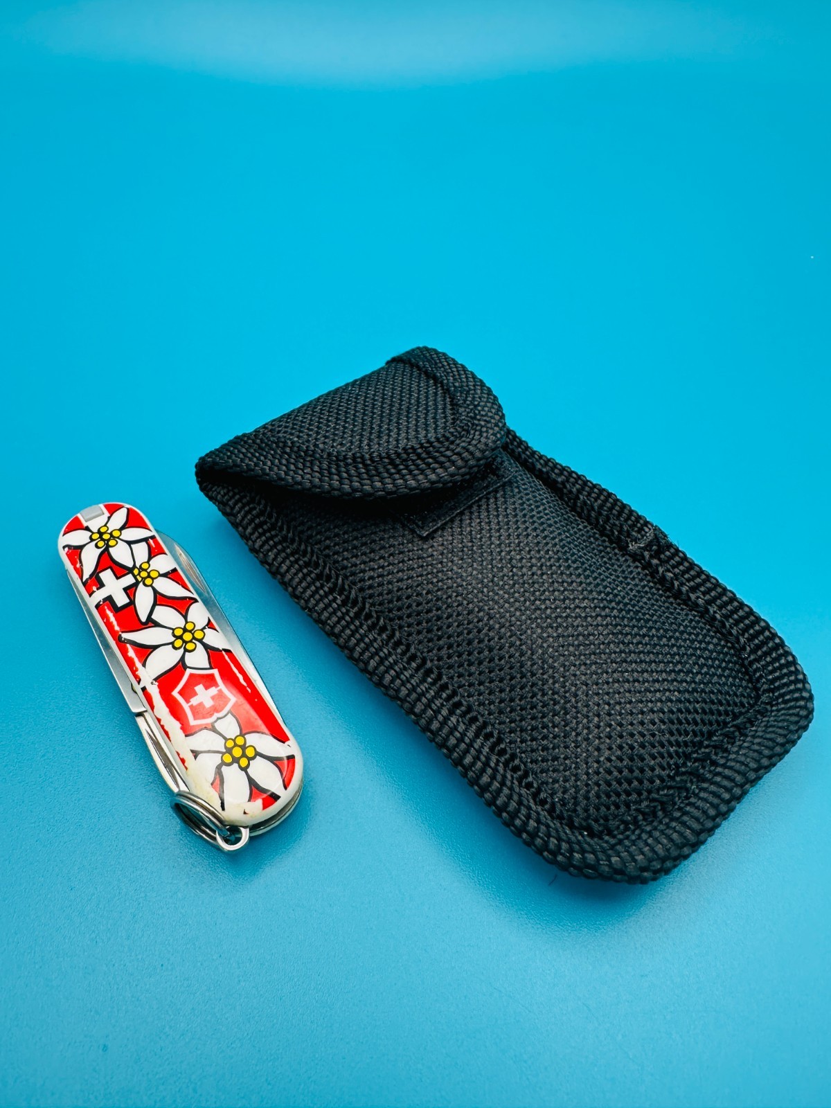 Sheath Knife Pouch Holder 2–5" Nylon or Leather Belt Case for Swiss Army Knives