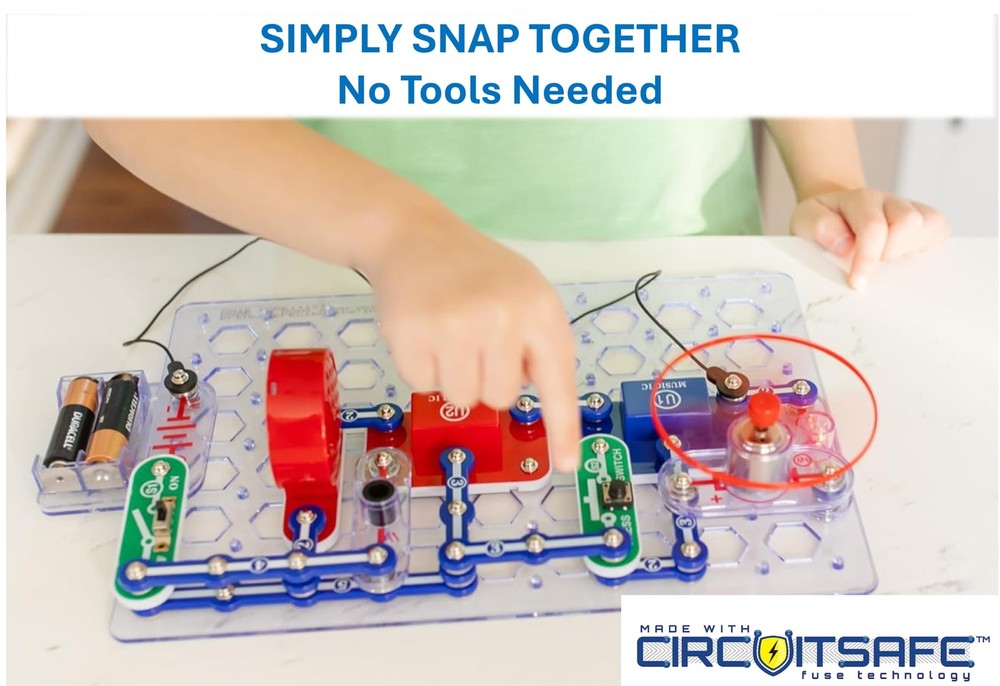 Jr. SC100, Electronics Explorer Kit, 100+ Projects, Stem, Child 8+, Elementary S