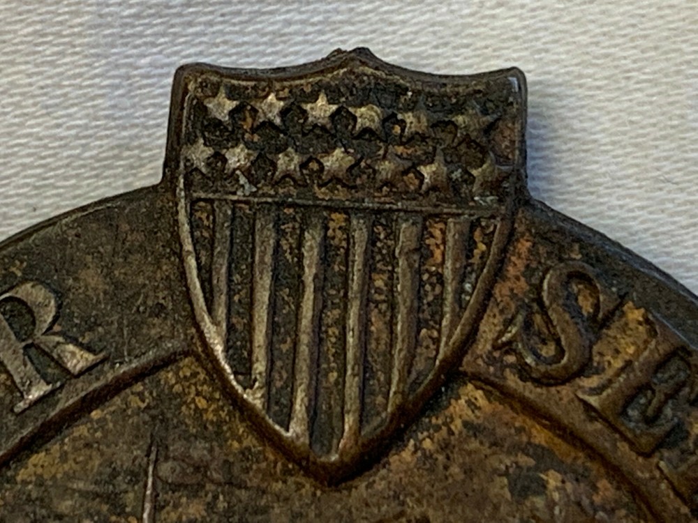 WWI War Service Ship Building Pin
