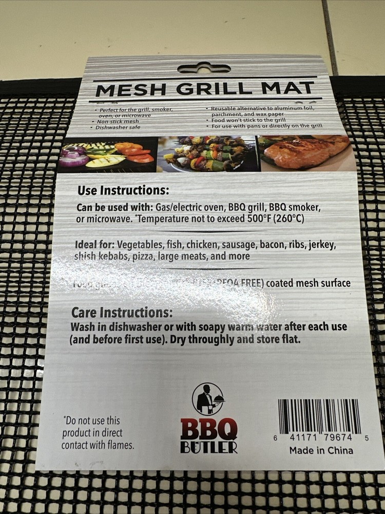 BBQ Butler Mesh Grill Mat