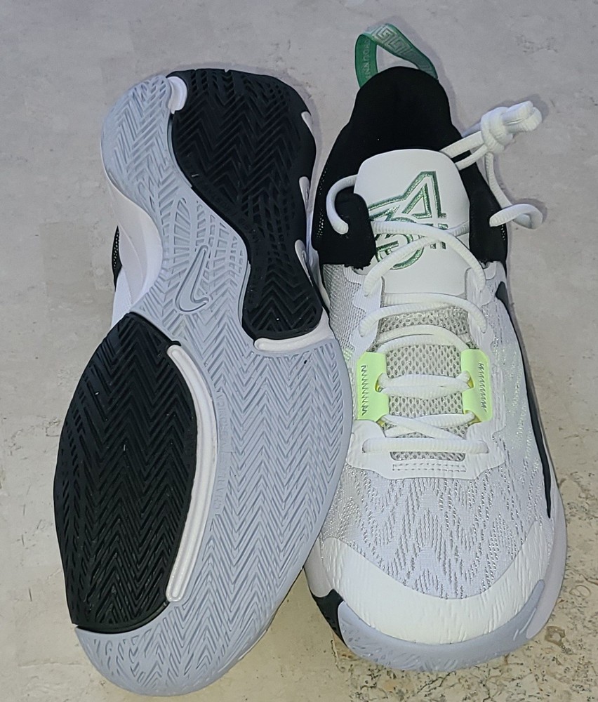 Size 10 - Nike Giannis Immortality 2 White Black Volt
