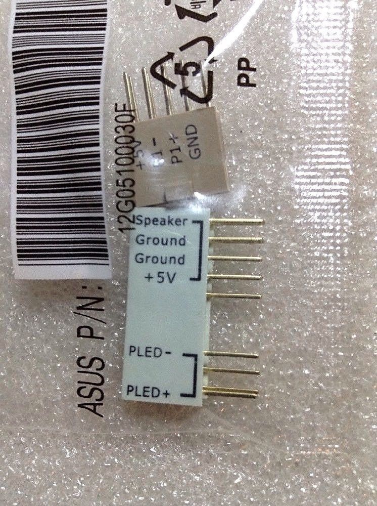 2 Pcs ASUS Q Connector  Original part for ASUS  P8Z77 PREMIUM  , WHITE,BROWN