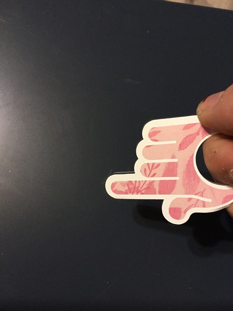 Finger Button Pusher Keychain