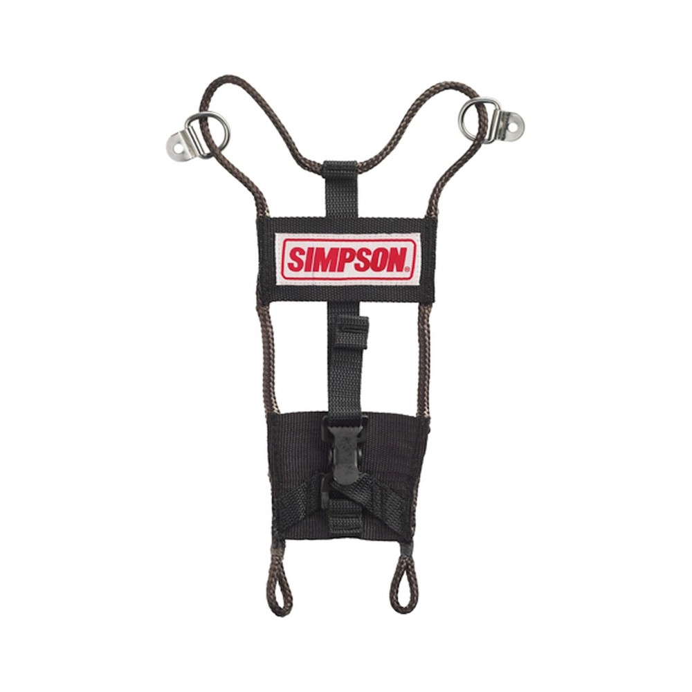 Simpson Racing RHDCS Chin Strap - Hybrix X - Double Strap - "W" - Each