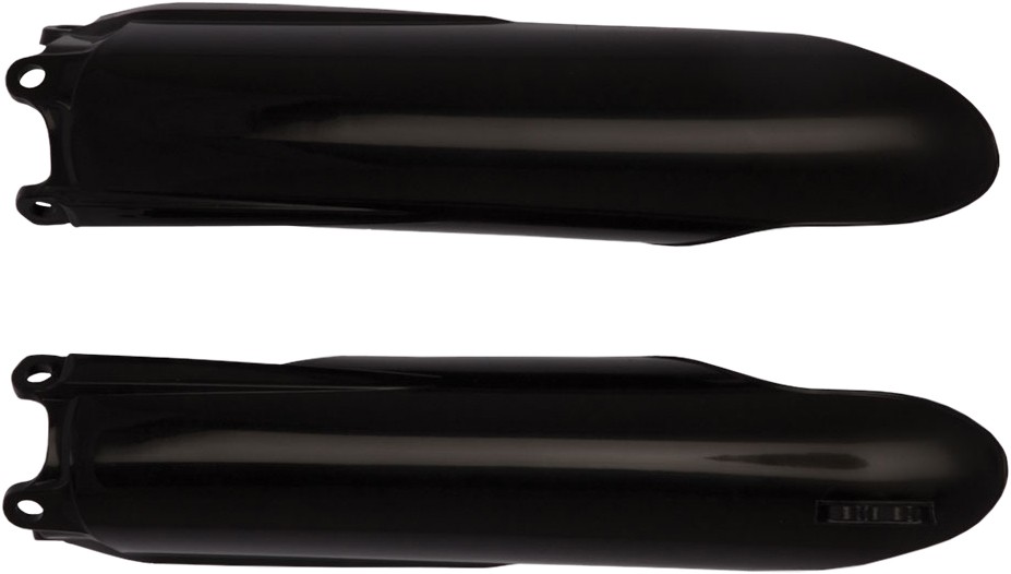 Acerbis Lower Fork Cover Set - Black - Plastic