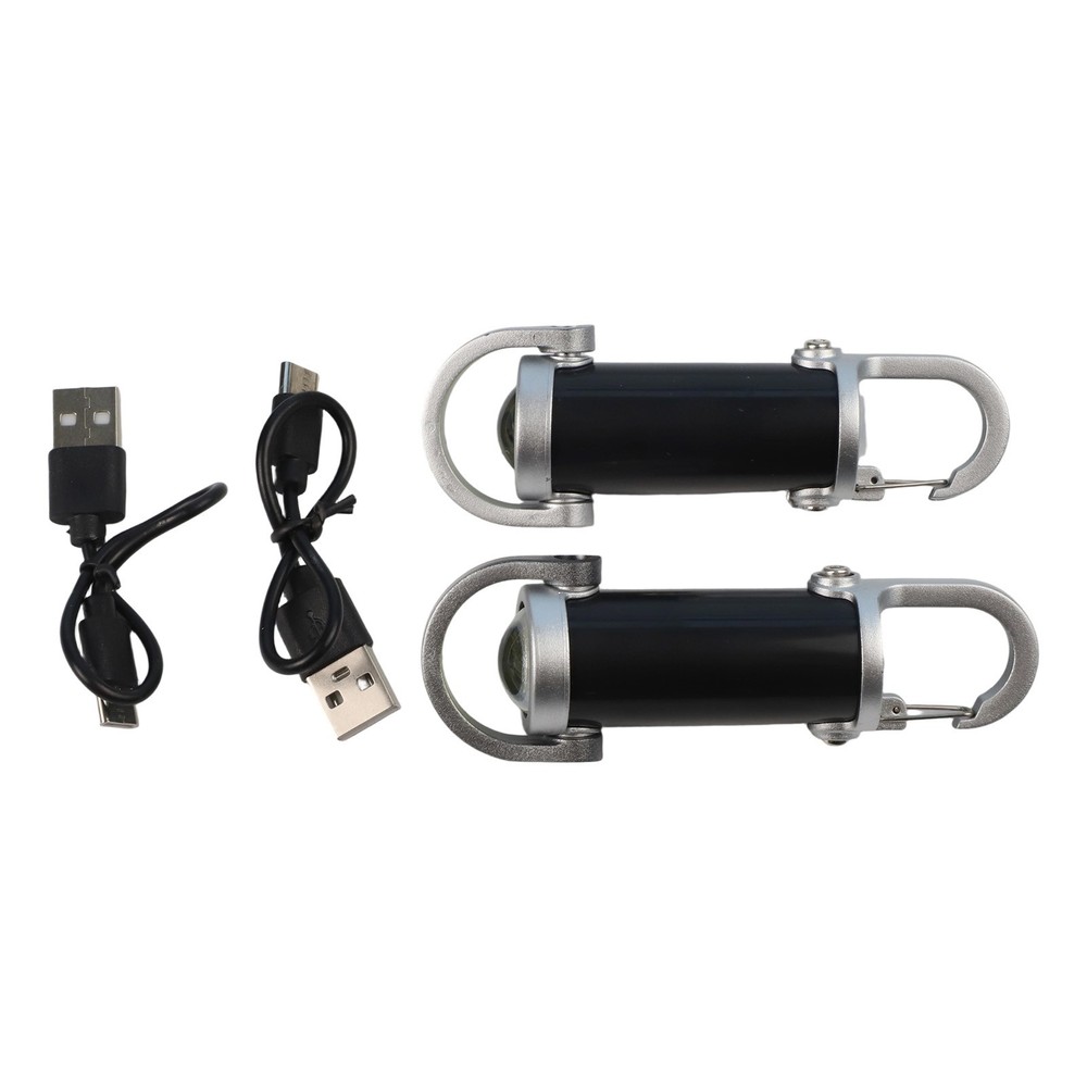 Portable Keychain Flashlight with Waterproof Features and USB Charging